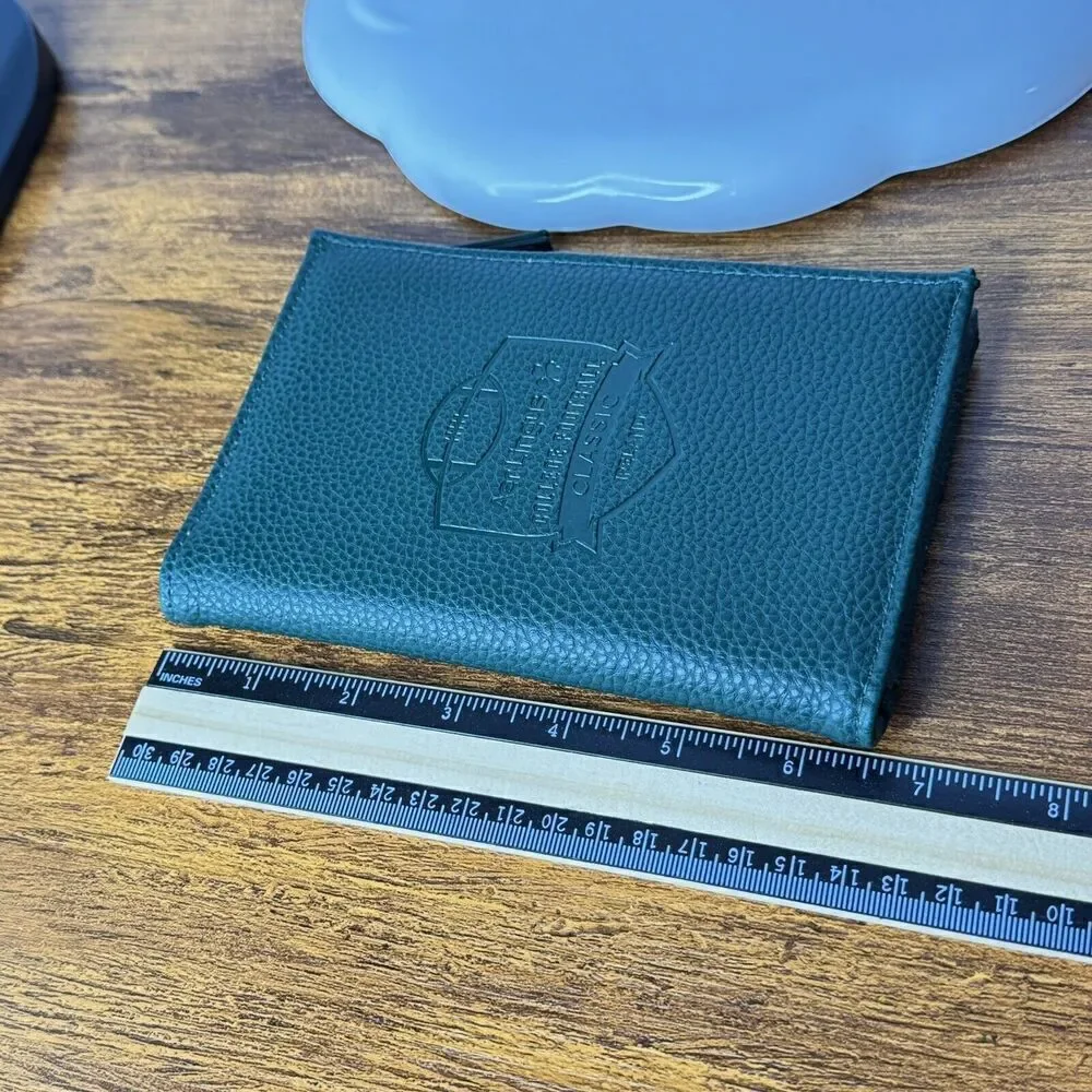 RARE Aer Lingus College Football Ireland Shamrock Classic Leather Wallet 6.5x4.5